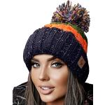 4sold – Bonnet d'hiver chaud tricoté avec pompon p