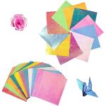 Papier origami bleu foncé en bois 