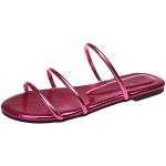 Sandales plates roses respirantes Pointure 38 look fashion pour femme 