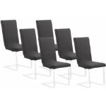 6 housses de chaise extensibles et écologiques - Noir Infactory