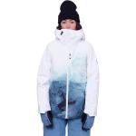 686 Wmns Hydra Insulated Jacket - Femme - Blanc / Bleu / Vert - taille S- modèle 2024