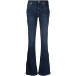 Jeans évasés 7 For All Mankind bleus en coton mélangé éco-responsable W24 L32 pour femme 