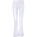 7 For All Mankind - Jeans > Flared Jeans - White -