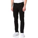 7 For All Mankind Slimmy Tapered Luxe Performance Eco Rinse Black Jeans, Noir, 38W x 30L Homme