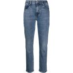 Jeans slim 7 For All Mankind bleues claires délavés stretch W24 L29 pour femme 