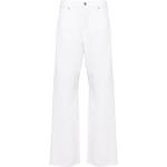Jeans droits 7 For All Mankind blancs en lyocell éco-responsable W24 L29 pour femme 