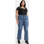 Jeans flare Levi's bleus en lyocell tencel éco-responsable stretch plus size look vintage pour femme 