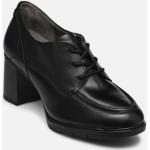 Chaussures Tamaris noires en cuir en cuir à lacets Pointure 39 pour femme en promo 