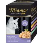 8x50g Filets fins Mini sachets fraîcheur - sélection fine Miamor - Pâtée pour Chat