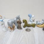 Statuettes en porcelaine en céramique à motif ours 