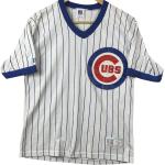 90S Chicago Cubs Mlb Russel Athletics T-Shirt Blanc S/M