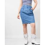Minijupes en jean bleu marine en coton à motif USA minis Taille M look vintage pour femme 