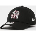 Casquettes de baseball New Era 9FORTY noires à motif fleurs NY Yankees Tailles uniques pour femme 