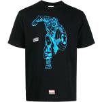 T-shirts à imprimés BAPE noirs Captain America pour homme 