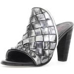 Sandales A.S.98 grises en cuir en cuir Pointure 36 look fashion pour femme 