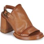 Sandales A.S.98 marron en cuir en cuir Pointure 38 pour femme en promo 