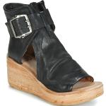 Sandales A.S.98 Noa noires en cuir en cuir Pointure 38 pour femme en promo 