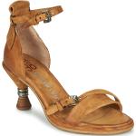Sandales A.S.98 marron en cuir en cuir Pointure 41 pour femme en promo 