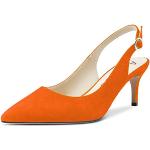 Escarpins talon aiguille orange Pointure 36 look fashion pour femme 