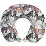 Coussins de voyage Abakuhaus multicolores en polyester à motif animaux 30x30 cm 