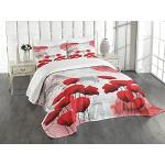 Couvre-lits Abakuhaus à motif fleurs 220x220 cm 