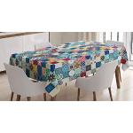 Nappes Abakuhaus multicolores patchwork en polyester orientales 