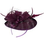 Chapeaux melon violet clair look fashion pour femme 