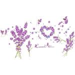 Autocollants violet lavande en vinyle à motif papillons 