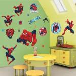 ABCDEFG Stickers muraux Spiderman 45 x 60 cm pour chambre d'enfant