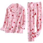 Pyjamas roses en coton à motif pastèque look fashion pour fille de la boutique en ligne Amazon.fr 