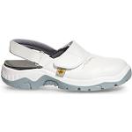 Chaussures de travail  Abeba blanches avec embout acier Pointure 43 look fashion pour homme 