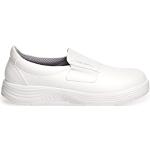 Chaussures casual Abeba blanches en microfibre antistatiques Pointure 40 look casual pour homme 