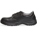 Chaussures de travail  Abeba noires en microfibre antistatiques à lacets Pointure 35 look fashion pour enfant 