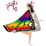 Serre-têtes multicolores à strass à motif papillons look fashion pour femme 
