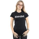 Absolute Cult Eminem Femme Plain Text T-Shirt Noir Large
