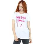 Absolute Cult Nicki Minaj Femme Face Drip Petit Ami Fit T-Shirt Small Blanc
