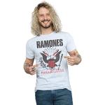 Absolute Cult Ramones Homme Mondo Bizarro Tour 92 T-Shirt Sport Gris Medium