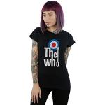 Absolute Cult The Who Femme Long Target Logo T-Shirt Noir Large