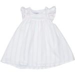 Robes à manches courtes Absorba blanches à rayures en toile Taille 9 ans pour fille en promo de la boutique en ligne Yoox.com avec livraison gratuite 