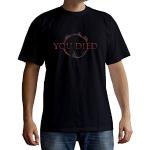 ABYSTYLE - Dark Souls - T-Shirt - You Died - Noir - Homme (L)