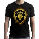 ABYSTYLE - World of Warcraft - Tshirt Alliance - Homme Black (XS)