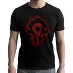ABYSTYLE - World of Warcraft - Tshirt Horde - Homme Black (XS)