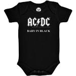 Combinaisons blanches pour bébé AC/DC look fashion 