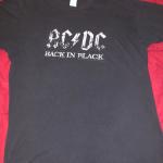 T-shirts noirs AC/DC Taille M look Rock 