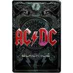 Affiches noires en métal AC/DC 
