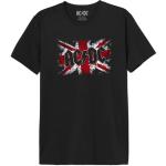 T-shirts à imprimés noirs AC/DC lavable en machine Taille XXL look fashion pour homme 