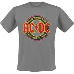 T-shirts à imprimés gris AC/DC Taille M look fashion pour homme 