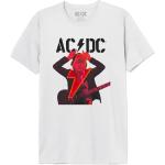 T-shirts blancs à manches courtes AC/DC lavable en machine à manches courtes Taille XXL look fashion pour homme en promo 