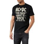 T-shirts à manches courtes AC/DC lavable en machine à manches courtes à col rond Taille XL look fashion pour homme 