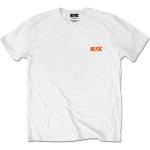 T-shirts blancs AC/DC Taille XXL look fashion pour homme 